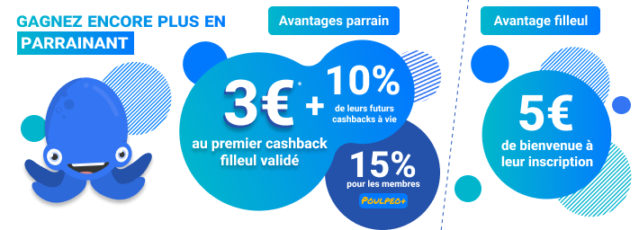 code parrainage poulpeo programme