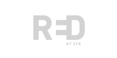 logo red by sfr gris