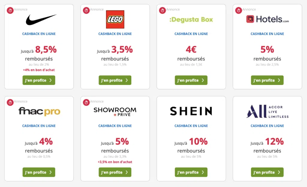 site ebuyclub code parrainage enseignes