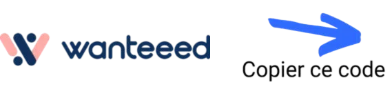 Logo + fléche Wanteeed